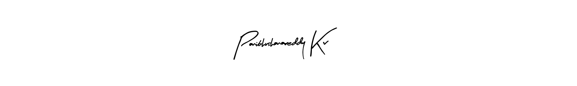 Design your own signature with our free online signature maker. With this signature software, you can create a handwritten (Arty Signature) signature for name Panibhushanareddy Kv. Panibhushanareddy Kv signature style 8 images and pictures png