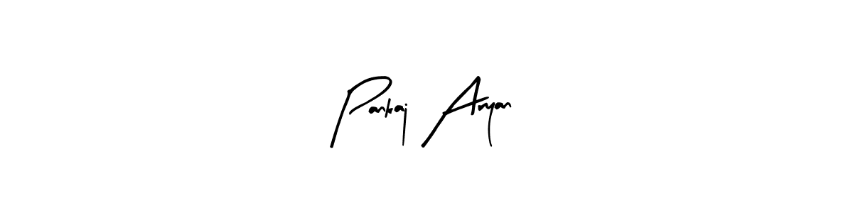 Create a beautiful signature design for name Pankaj Aryan. With this signature (Arty Signature) fonts, you can make a handwritten signature for free. Pankaj Aryan signature style 8 images and pictures png