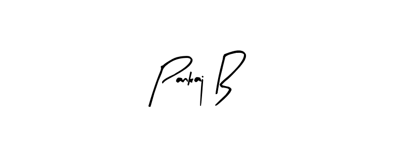 The best way (Arty Signature) to make a short signature is to pick only two or three words in your name. The name Pankaj B include a total of six letters. For converting this name. Pankaj B signature style 8 images and pictures png