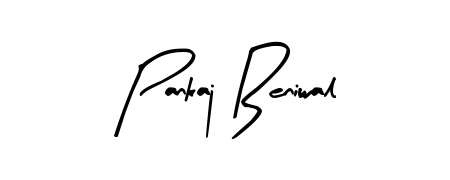 Transform the name Pankaj Beniwal into a signature masterpiece using Arty Signature font. Ideal for photographers, artists, and creators looking for watermarks. Pankaj Beniwal signature style 8 images and pictures png