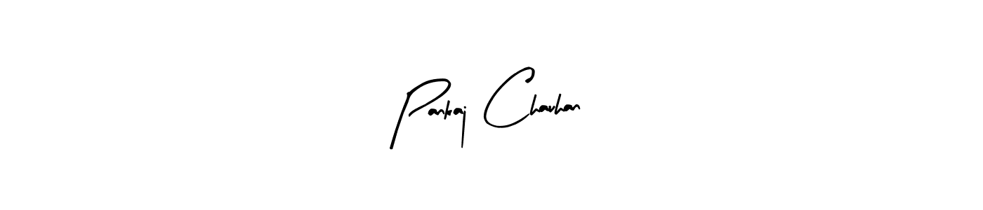 Pankaj Chauhan stylish signature style. Best Handwritten Sign (Arty Signature) for my name. Handwritten Signature Collection Ideas for my name Pankaj Chauhan. Pankaj Chauhan signature style 8 images and pictures png