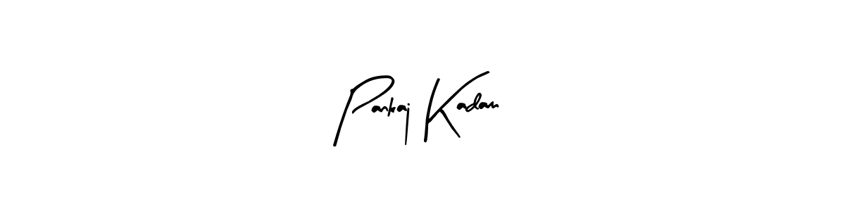 Use a signature maker to create a handwritten signature online. With this signature software, you can design (Arty Signature) your own signature for name Pankaj Kadam. Pankaj Kadam signature style 8 images and pictures png