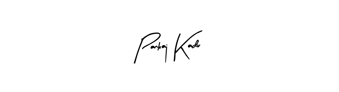 Design your own signature with our free online signature maker. With this signature software, you can create a handwritten (Arty Signature) signature for name Pankaj Kadu. Pankaj Kadu signature style 8 images and pictures png