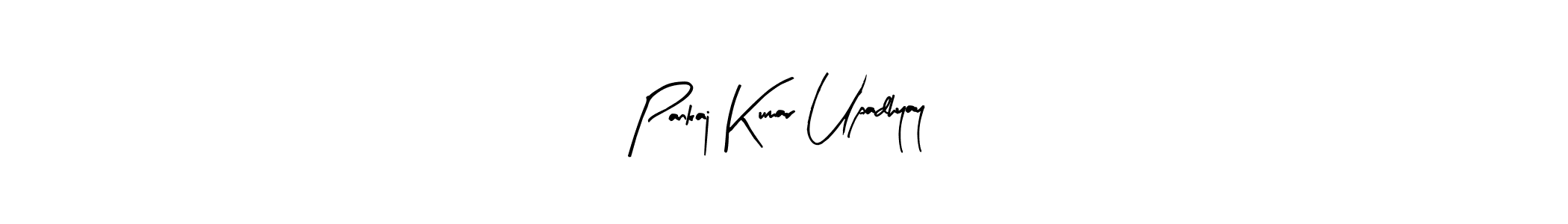 Create a beautiful signature design for name Pankaj Kumar Upadhyay. With this signature (Arty Signature) fonts, you can make a handwritten signature for free. Pankaj Kumar Upadhyay signature style 8 images and pictures png