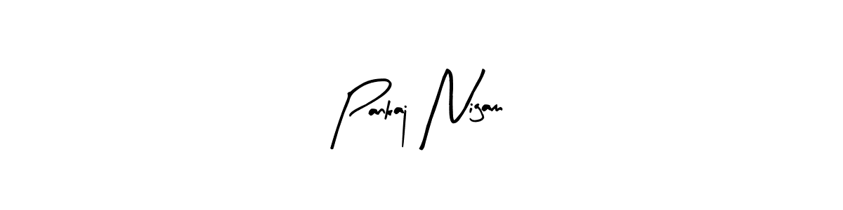 Similarly Arty Signature is the best handwritten signature design. Signature creator online .You can use it as an online autograph creator for name Pankaj Nigam. Pankaj Nigam signature style 8 images and pictures png