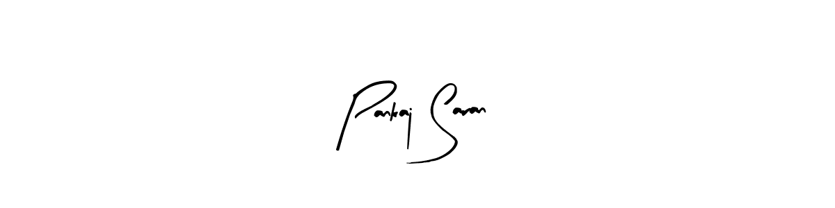 Similarly Arty Signature is the best handwritten signature design. Signature creator online .You can use it as an online autograph creator for name Pankaj Saran. Pankaj Saran signature style 8 images and pictures png