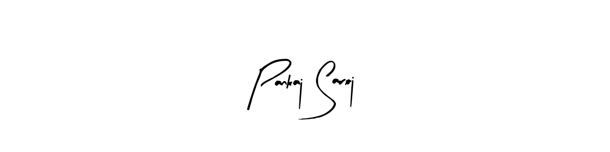 Pankaj Saroj stylish signature style. Best Handwritten Sign (Arty Signature) for my name. Handwritten Signature Collection Ideas for my name Pankaj Saroj. Pankaj Saroj signature style 8 images and pictures png