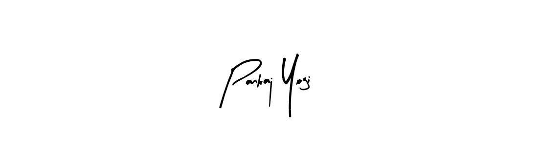Similarly Arty Signature is the best handwritten signature design. Signature creator online .You can use it as an online autograph creator for name Pankaj Yogi. Pankaj Yogi signature style 8 images and pictures png