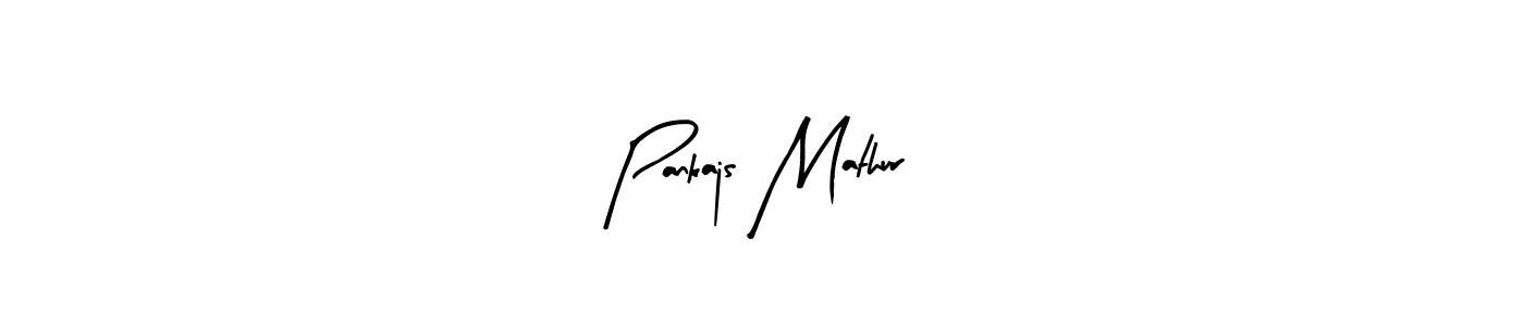 Create a beautiful signature design for name Pankajs Mathur. With this signature (Arty Signature) fonts, you can make a handwritten signature for free. Pankajs Mathur signature style 8 images and pictures png