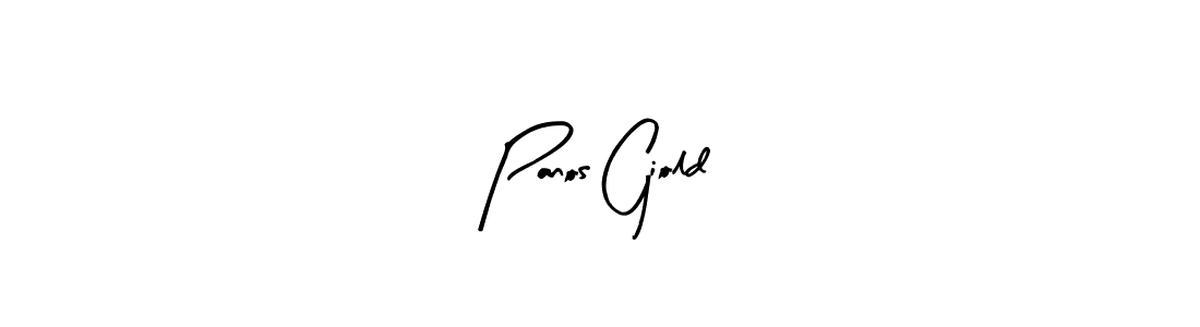Arty Signature is a professional signature style that is perfect for those who want to add a touch of class to their signature. It is also a great choice for those who want to make their signature more unique. Get Panos Giold name to fancy signature for free. Panos Giold signature style 8 images and pictures png