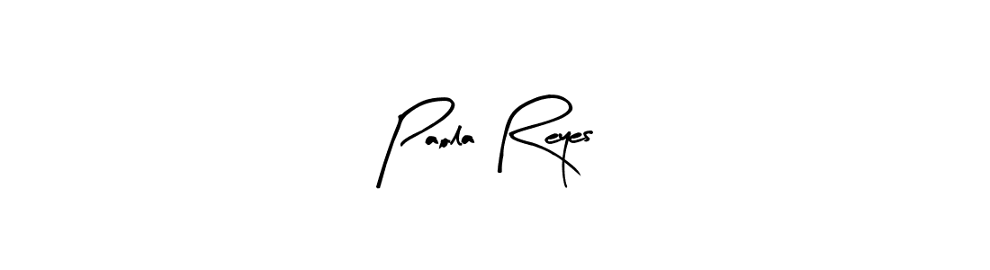 Make a beautiful signature design for name Paola Reyes. With this signature (Arty Signature) style, you can create a handwritten signature for free. Paola Reyes signature style 8 images and pictures png