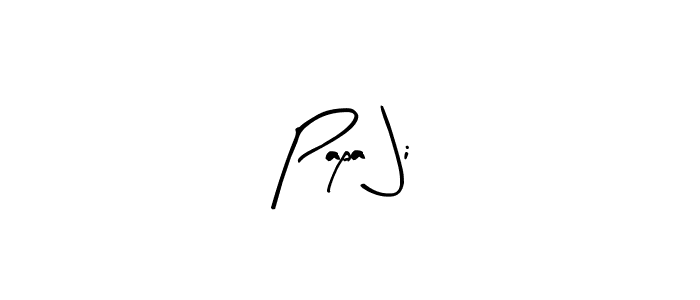 Best and Professional Signature Style for Papa Ji. Arty Signature Best Signature Style Collection. Papa Ji signature style 8 images and pictures png