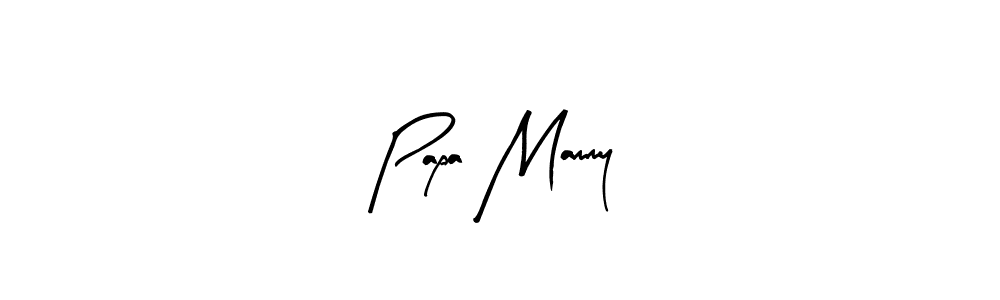 How to make Papa Mammy name signature. Use Arty Signature style for creating short signs online. This is the latest handwritten sign. Papa Mammy signature style 8 images and pictures png