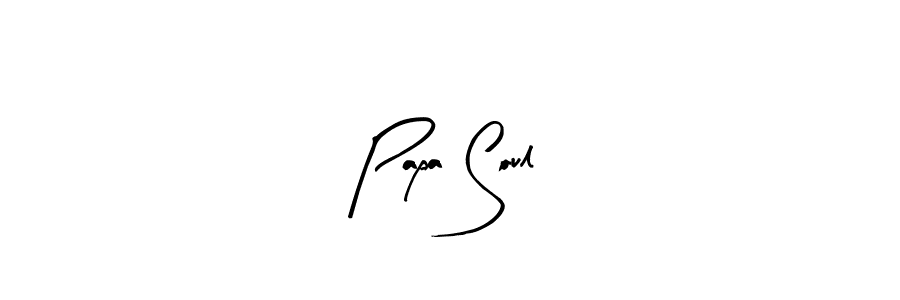 Make a beautiful signature design for name Papa Soul. Use this online signature maker to create a handwritten signature for free. Papa Soul signature style 8 images and pictures png