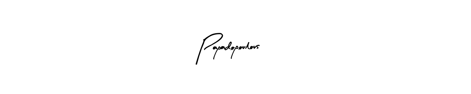 Once you've used our free online signature maker to create your best signature Arty Signature style, it's time to enjoy all of the benefits that Papadopoulous   name signing documents. Papadopoulous   signature style 8 images and pictures png