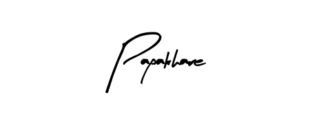 The Arty Signature typeface gives name Papakhare a refined look. Suitable for certificates, diplomas, and official verification. Papakhare signature style 8 images and pictures png