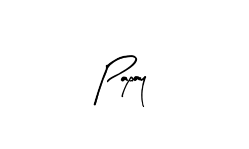 Use a signature maker to create a handwritten signature online. With this signature software, you can design (Arty Signature) your own signature for name Papay. Papay signature style 8 images and pictures png