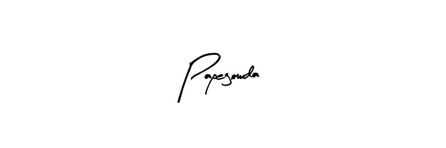 How to make Papegowda name signature. Use Arty Signature style for creating short signs online. This is the latest handwritten sign. Papegowda signature style 8 images and pictures png