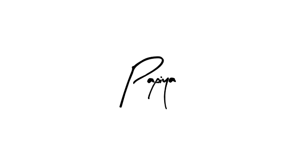 if you are searching for the best signature style for your name Papiya. so please give up your signature search. here we have designed multiple signature styles  using Arty Signature. Papiya signature style 8 images and pictures png