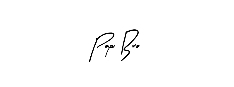 Once you've used our free online signature maker to create your best signature Arty Signature style, it's time to enjoy all of the benefits that Papu Bro name signing documents. Papu Bro signature style 8 images and pictures png