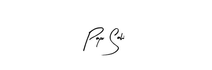 Papu Sahi stylish signature style. Best Handwritten Sign (Arty Signature) for my name. Handwritten Signature Collection Ideas for my name Papu Sahi. Papu Sahi signature style 8 images and pictures png