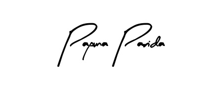 Create a personalized artistic stamp with Papuna Parida in Arty Signature font. Perfect for visual artists, designers, and influencers. Papuna Parida signature style 8 images and pictures png