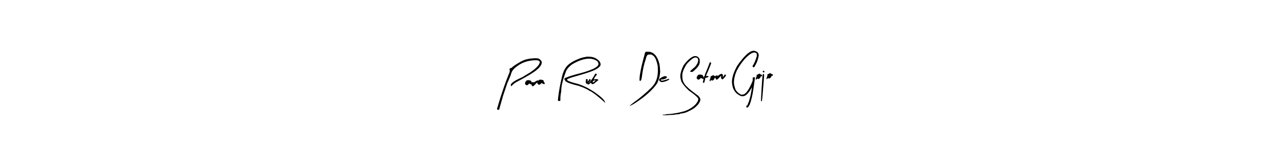 You should practise on your own different ways (Arty Signature) to write your name (Para Rubí De Satoru Gojo) in signature. don't let someone else do it for you. Para Rubí De Satoru Gojo signature style 8 images and pictures png