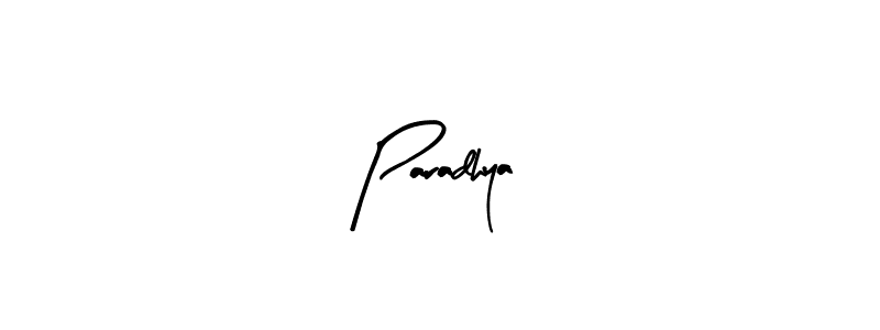 How to make Paradhya signature? Arty Signature is a professional autograph style. Create handwritten signature for Paradhya name. Paradhya signature style 8 images and pictures png