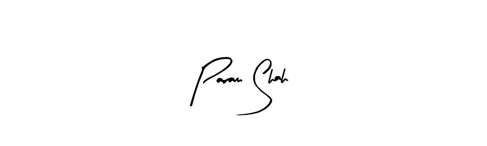 How to make Param Shah name signature. Use Arty Signature style for creating short signs online. This is the latest handwritten sign. Param Shah signature style 8 images and pictures png