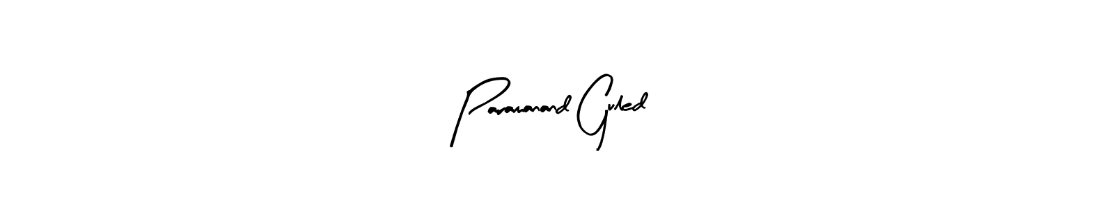 How to Draw Paramanand Guled signature style? Arty Signature is a latest design signature styles for name Paramanand Guled. Paramanand Guled signature style 8 images and pictures png