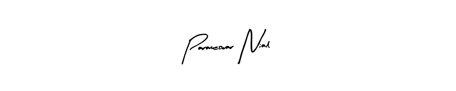 You should practise on your own different ways (Arty Signature) to write your name (Parameswar Nial) in signature. don't let someone else do it for you. Parameswar Nial signature style 8 images and pictures png