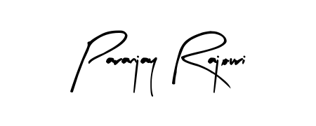 The Arty Signature font gives name Paranjay Rajouri a signature that looks effortless yet distinguished. Download high-res PNG instantly. Paranjay Rajouri signature style 8 images and pictures png
