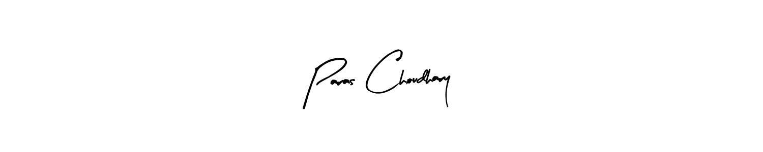 if you are searching for the best signature style for your name Paras Choudhary. so please give up your signature search. here we have designed multiple signature styles  using Arty Signature. Paras Choudhary signature style 8 images and pictures png