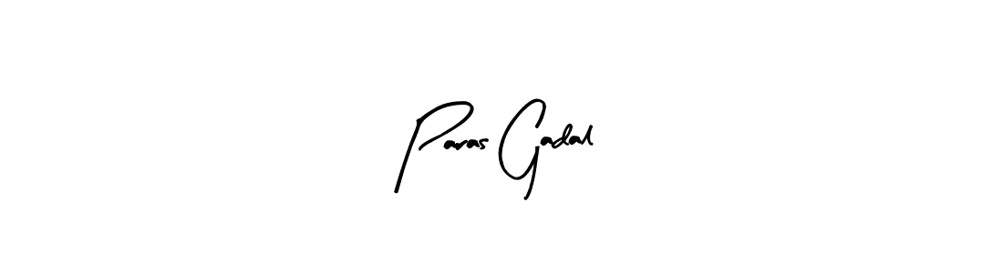 Here are the top 10 professional signature styles for the name Paras Gadal. These are the best autograph styles you can use for your name. Paras Gadal signature style 8 images and pictures png