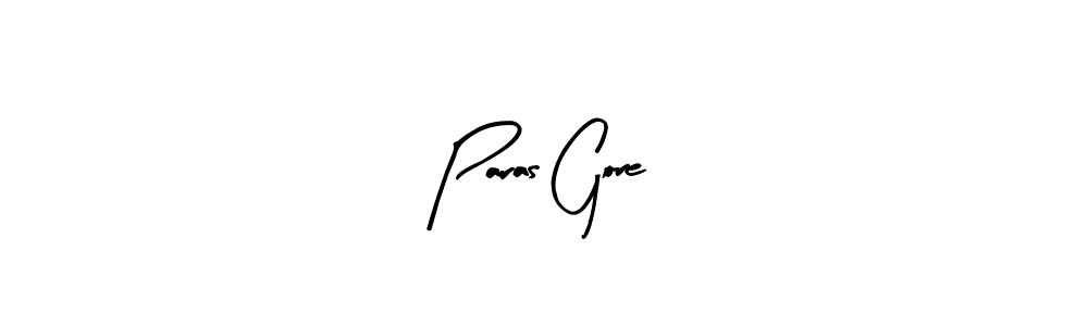 This is the best signature style for the Paras Gore name. Also you like these signature font (Arty Signature). Mix name signature. Paras Gore signature style 8 images and pictures png