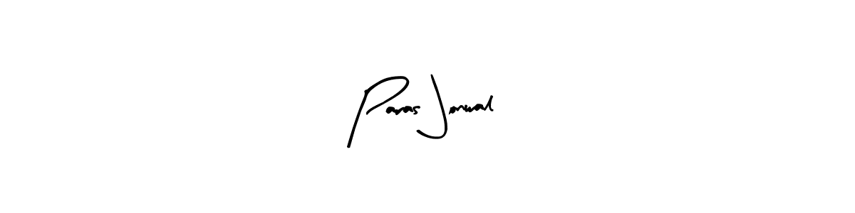 Make a beautiful signature design for name Paras Jonwal. Use this online signature maker to create a handwritten signature for free. Paras Jonwal signature style 8 images and pictures png