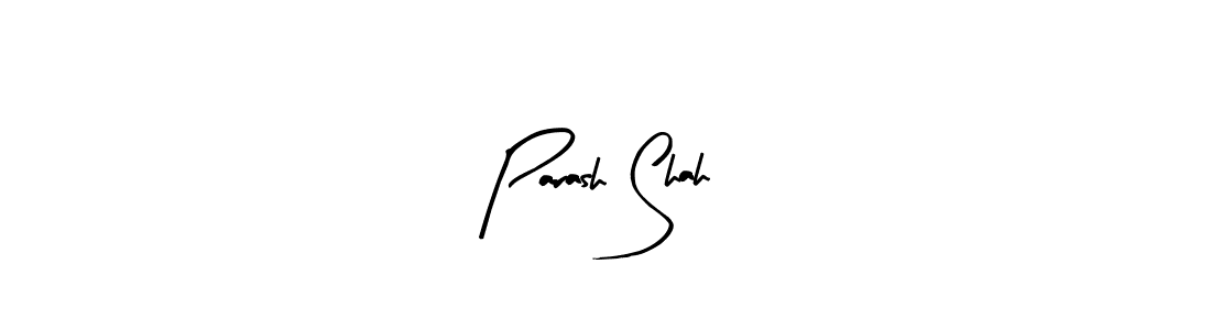 Make a beautiful signature design for name Parash Shah. With this signature (Arty Signature) style, you can create a handwritten signature for free. Parash Shah signature style 8 images and pictures png