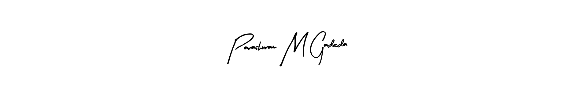 Parashuram M Gadeda stylish signature style. Best Handwritten Sign (Arty Signature) for my name. Handwritten Signature Collection Ideas for my name Parashuram M Gadeda. Parashuram M Gadeda signature style 8 images and pictures png