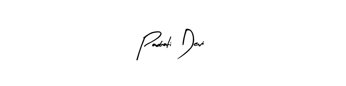 How to make Parbati Devi signature? Arty Signature is a professional autograph style. Create handwritten signature for Parbati Devi name. Parbati Devi signature style 8 images and pictures png