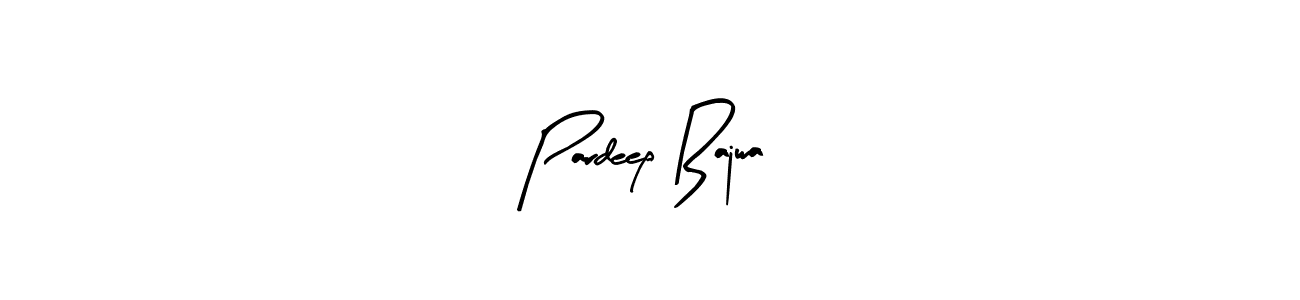 This is the best signature style for the Pardeep Bajwa name. Also you like these signature font (Arty Signature). Mix name signature. Pardeep Bajwa signature style 8 images and pictures png