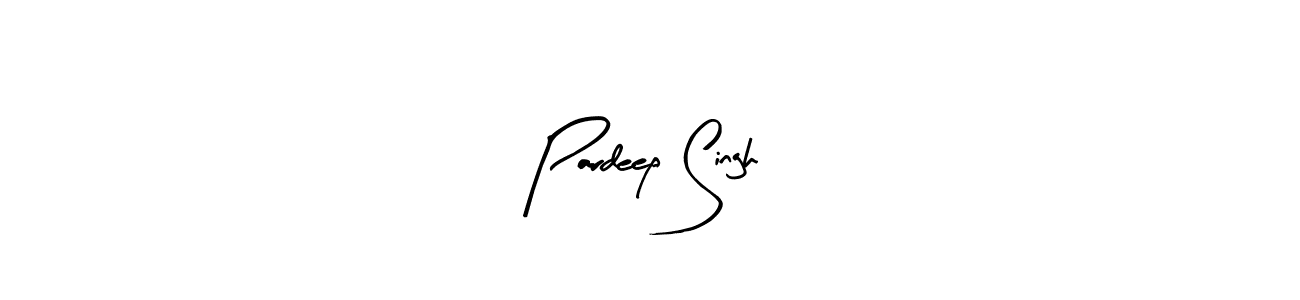 Use a signature maker to create a handwritten signature online. With this signature software, you can design (Arty Signature) your own signature for name Pardeep Singh. Pardeep Singh signature style 8 images and pictures png