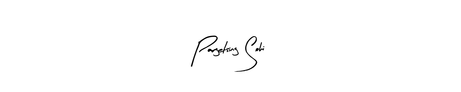Make a beautiful signature design for name Pargetsing Sohi. With this signature (Arty Signature) style, you can create a handwritten signature for free. Pargetsing Sohi signature style 8 images and pictures png
