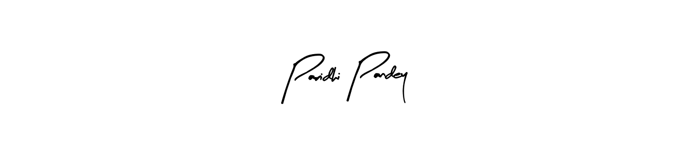 The best way (Arty Signature) to make a short signature is to pick only two or three words in your name. The name Paridhi Pandey include a total of six letters. For converting this name. Paridhi Pandey signature style 8 images and pictures png