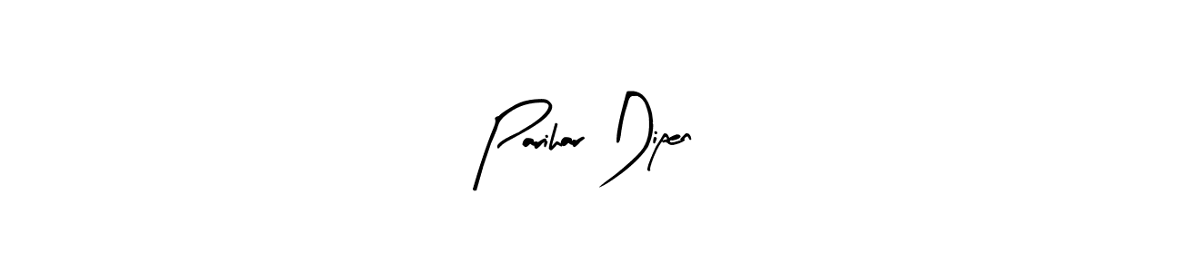 This is the best signature style for the Parihar Dipen name. Also you like these signature font (Arty Signature). Mix name signature. Parihar Dipen signature style 8 images and pictures png