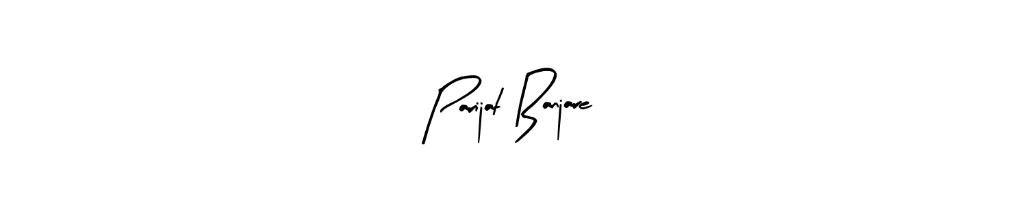 Parijat Banjare stylish signature style. Best Handwritten Sign (Arty Signature) for my name. Handwritten Signature Collection Ideas for my name Parijat Banjare. Parijat Banjare signature style 8 images and pictures png