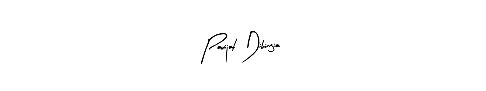 This is the best signature style for the Parijat Dihingia name. Also you like these signature font (Arty Signature). Mix name signature. Parijat Dihingia signature style 8 images and pictures png