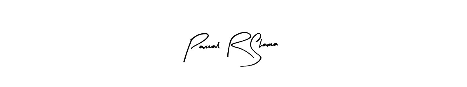 How to make Parimal R Sharma signature? Arty Signature is a professional autograph style. Create handwritten signature for Parimal R Sharma name. Parimal R Sharma signature style 8 images and pictures png