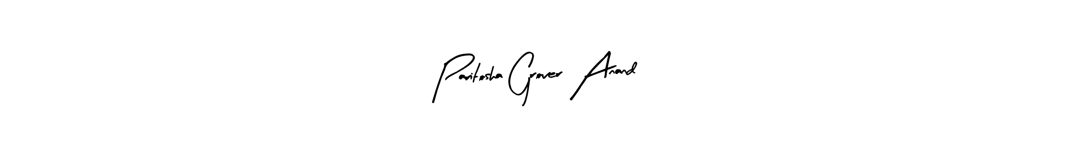 It looks lik you need a new signature style for name Paritosha Grover Anand. Design unique handwritten (Arty Signature) signature with our free signature maker in just a few clicks. Paritosha Grover Anand signature style 8 images and pictures png