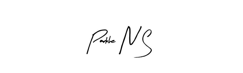 Once you've used our free online signature maker to create your best signature Arty Signature style, it's time to enjoy all of the benefits that Parkhe N S name signing documents. Parkhe N S signature style 8 images and pictures png