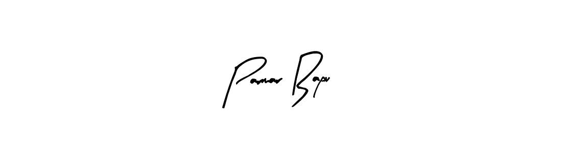 Similarly Arty Signature is the best handwritten signature design. Signature creator online .You can use it as an online autograph creator for name Parmar Bapu. Parmar Bapu signature style 8 images and pictures png